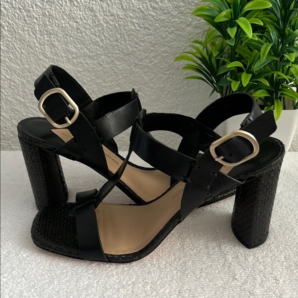 Elegant Black Strappy Heels. Antonio Melani